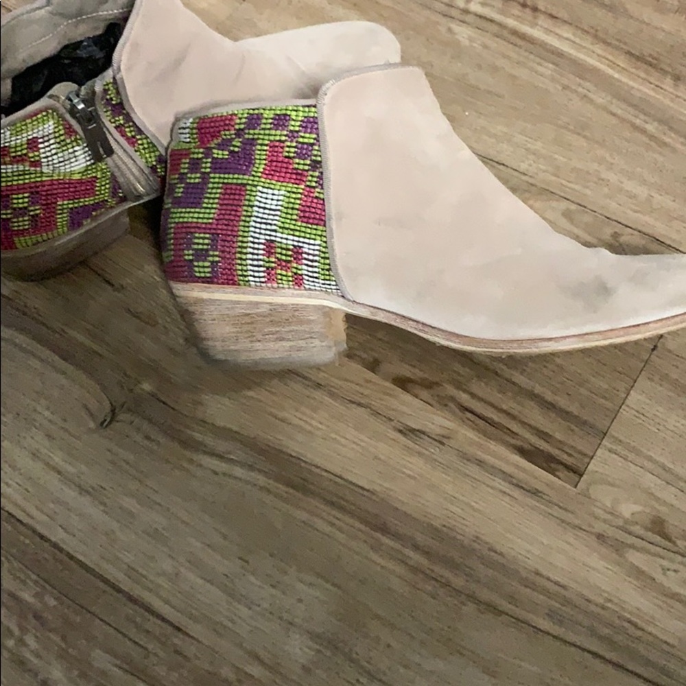 Sam Eldelman suede Aztec booties